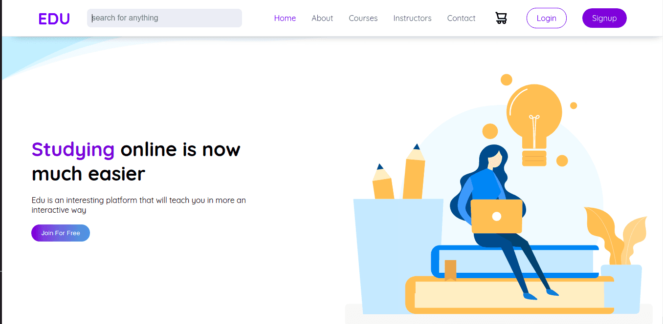 project-Edu static website